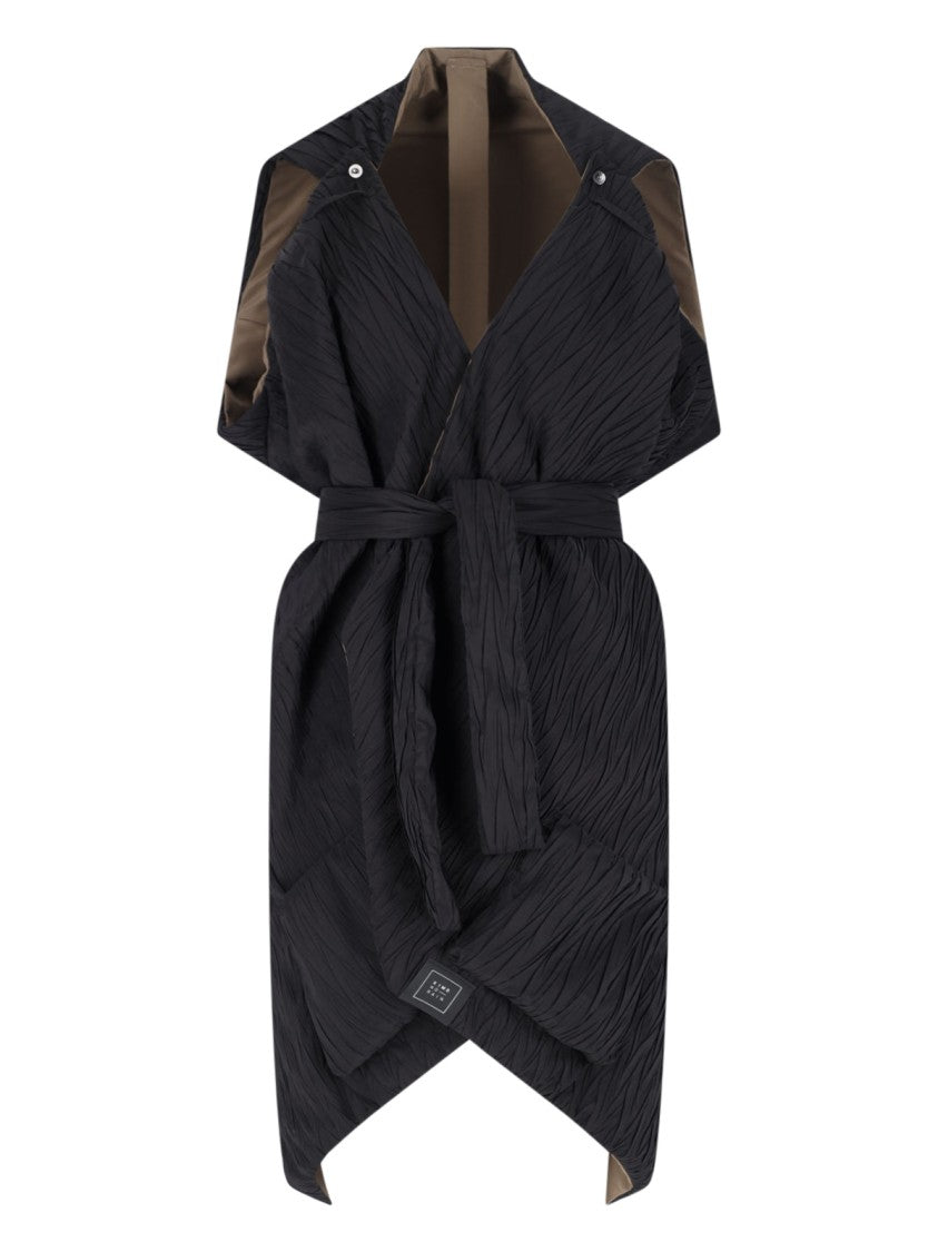 Kimono Rain Reversible Waterproof Jacket – Black/Brown