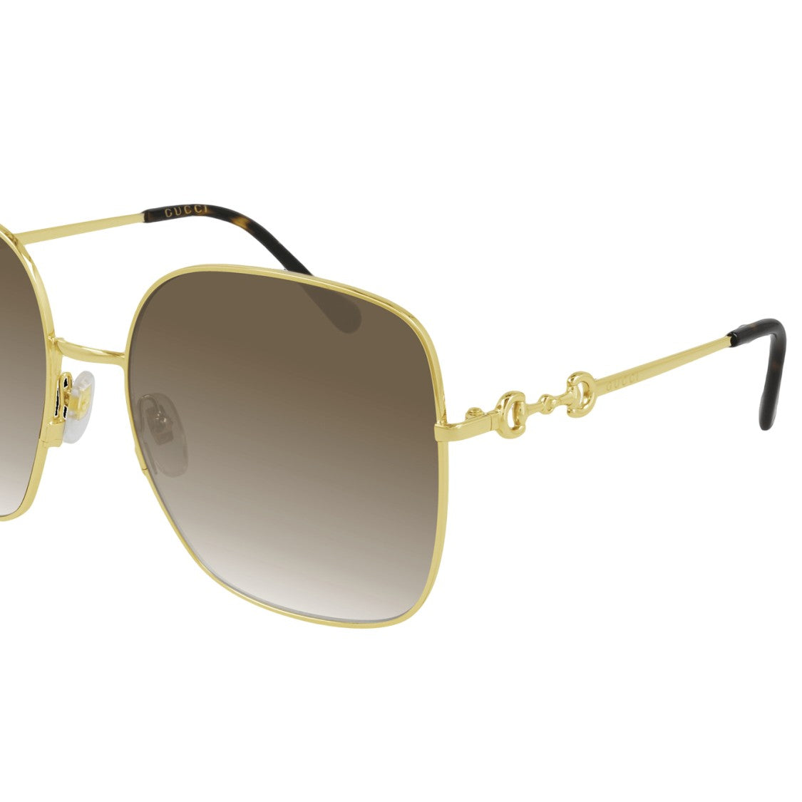 Gucci Sunglasses Gg0879s 002 Gold Gold Brown 61/18/140