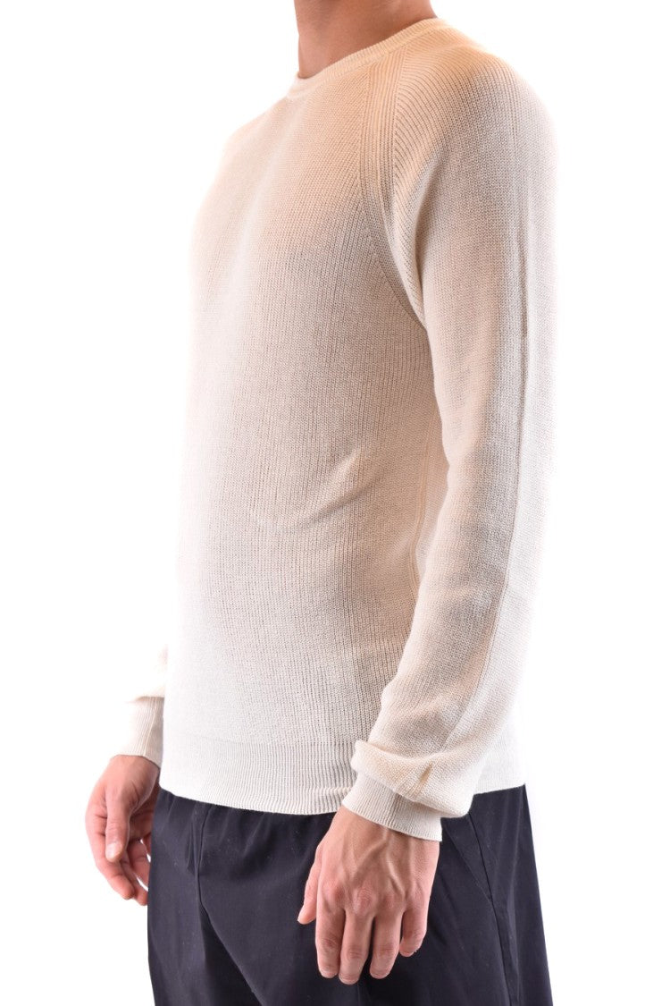Laneus Classic Crew Neck Knitwear With Fitted Silhouette