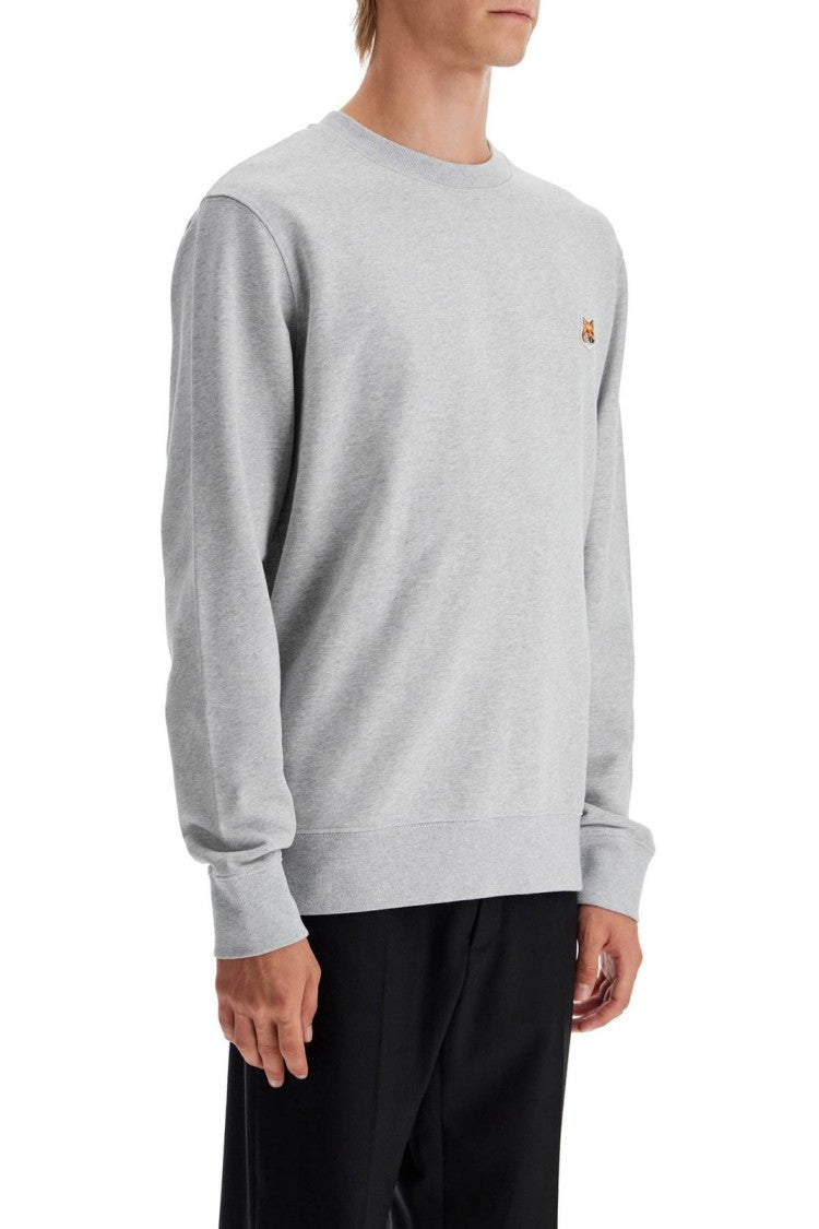 Maison Kitsuné Minimalist Long-Sleeve Sweatshirt With Embroidered Logo