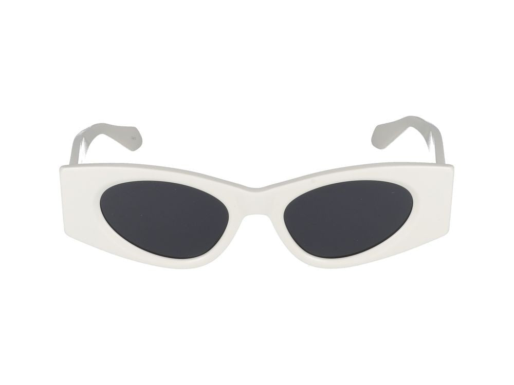 Azzedine Alaïa Sunglasses Aa0075s 002 White White Grey 52/20/140