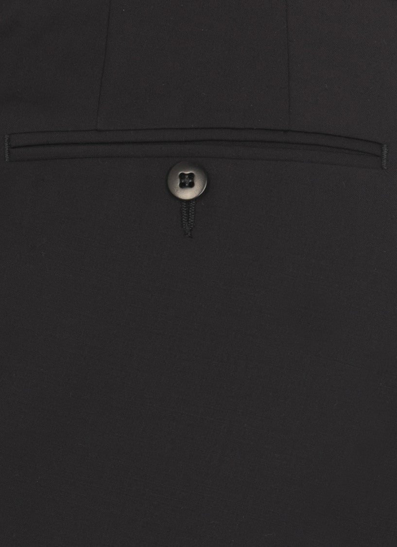 Zegna Dark Blue Wool Pants