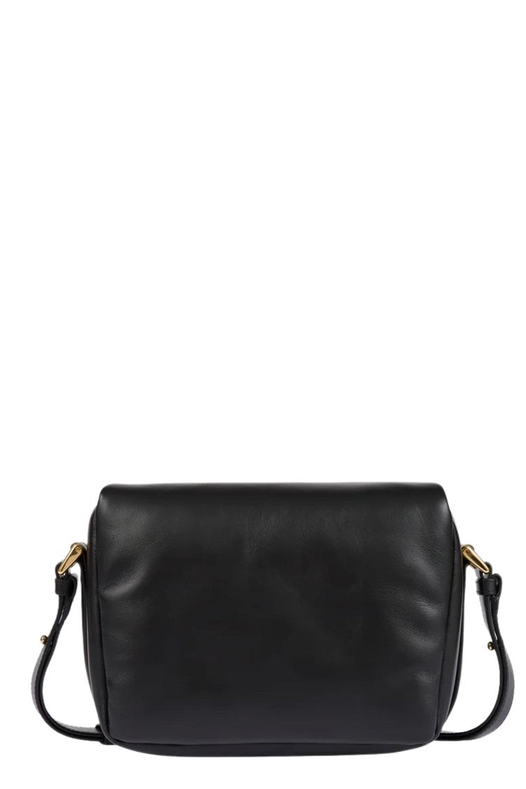 A.P.C. Black Sac Grace Soft Gold-Tone Leather Shoulder Bag