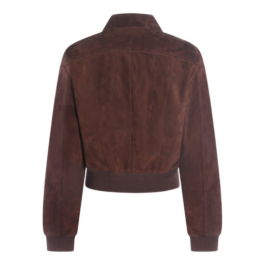Tom Ford Cropped Brown Suede Jacket