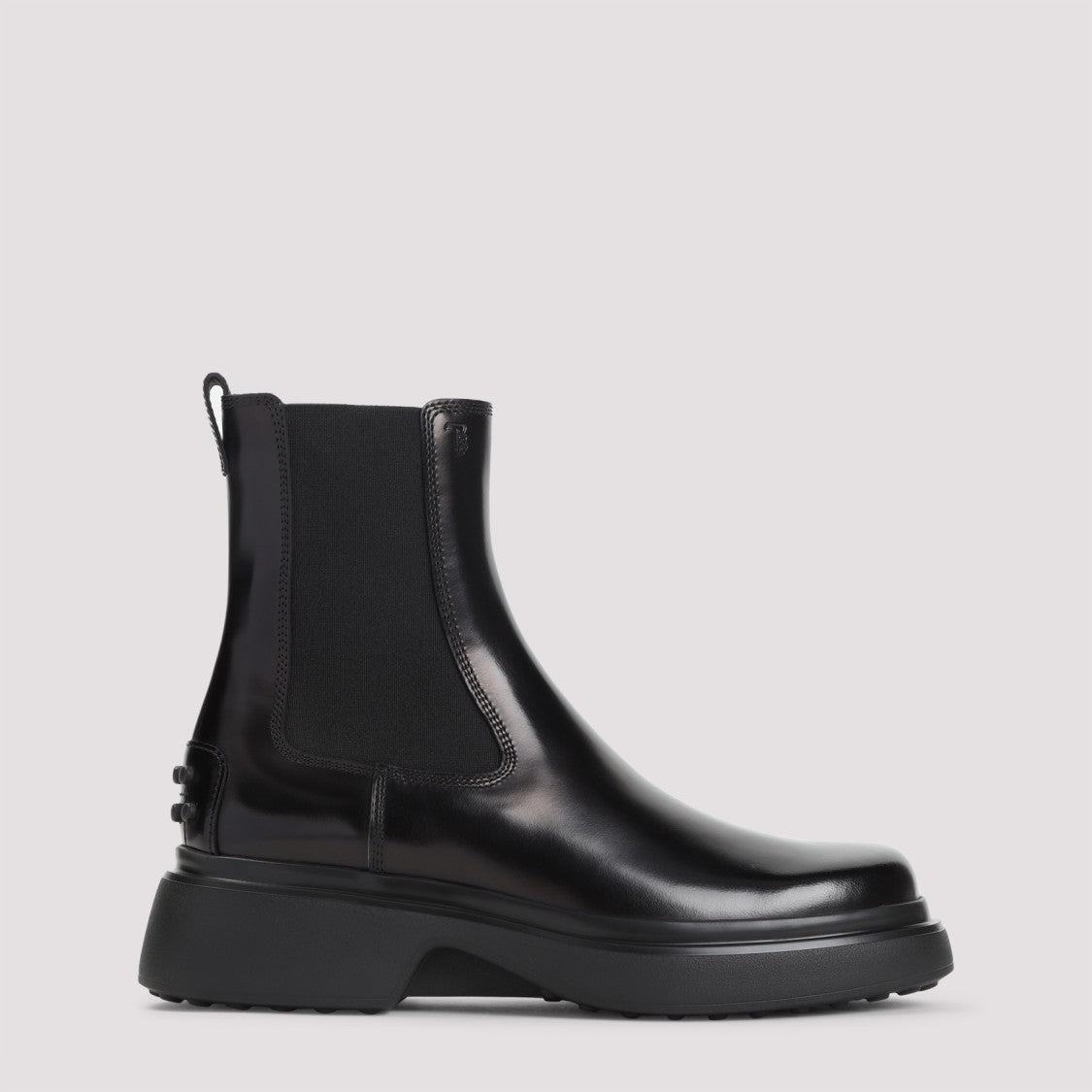 Tod's Black Leather Ankle Boots