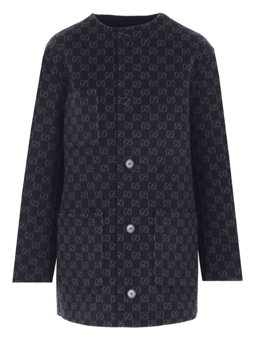 Gucci Reversible Wool Silk Jacket