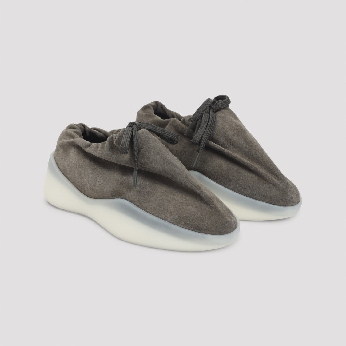 Fear Of God Tented Moc Grey Suede Leather Sneakers