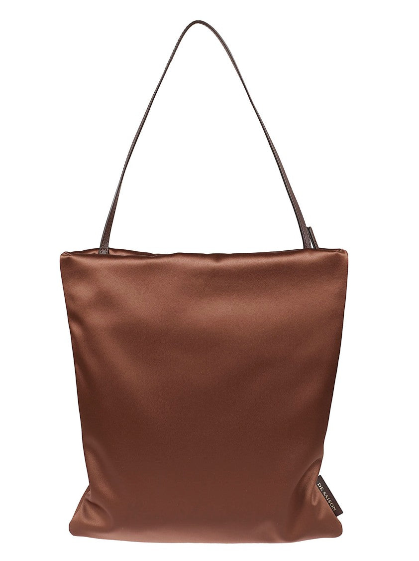 Loulou De Saison Rectangular Shoulder Bag With Satin-Finish And Minimalist Design