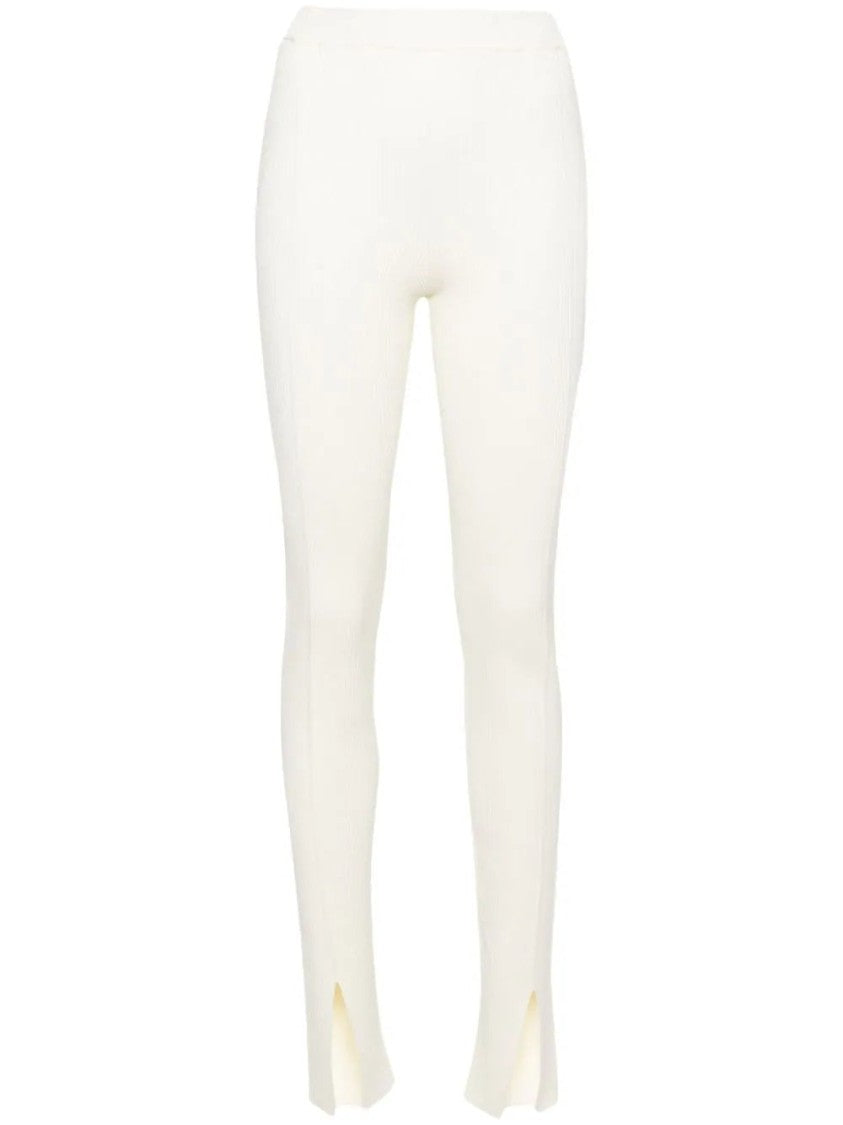 Aeron Ribbed Slit Front Leggings