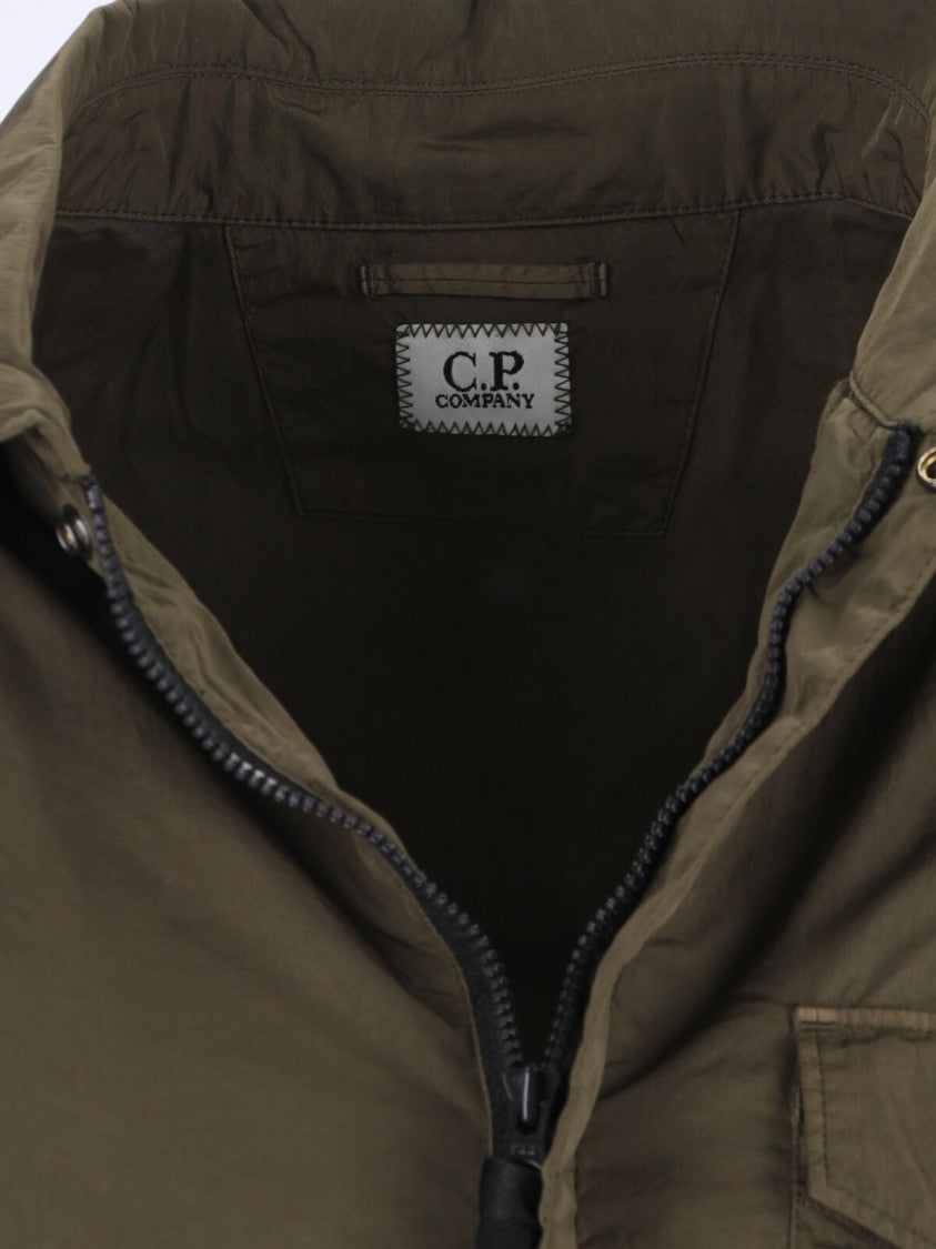 C.P. Company Logo Shirt Jacket – Green