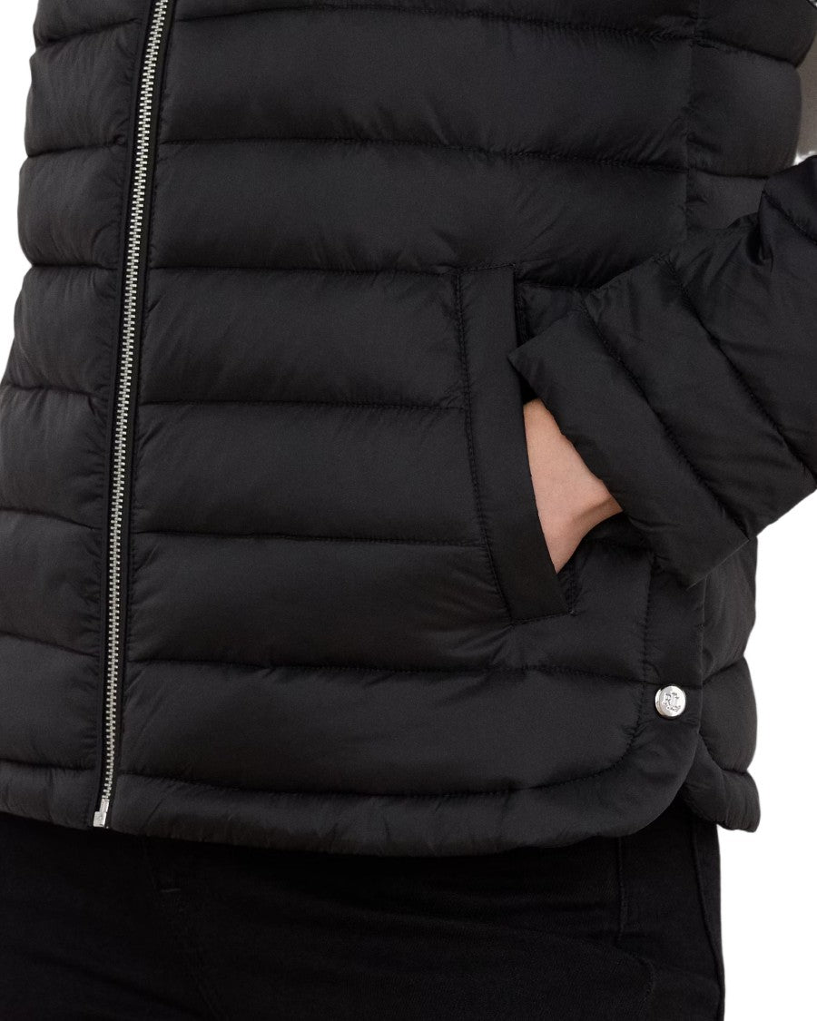 Lauren Ralph Lauren Quilted Insulated Down Coat With High Collar