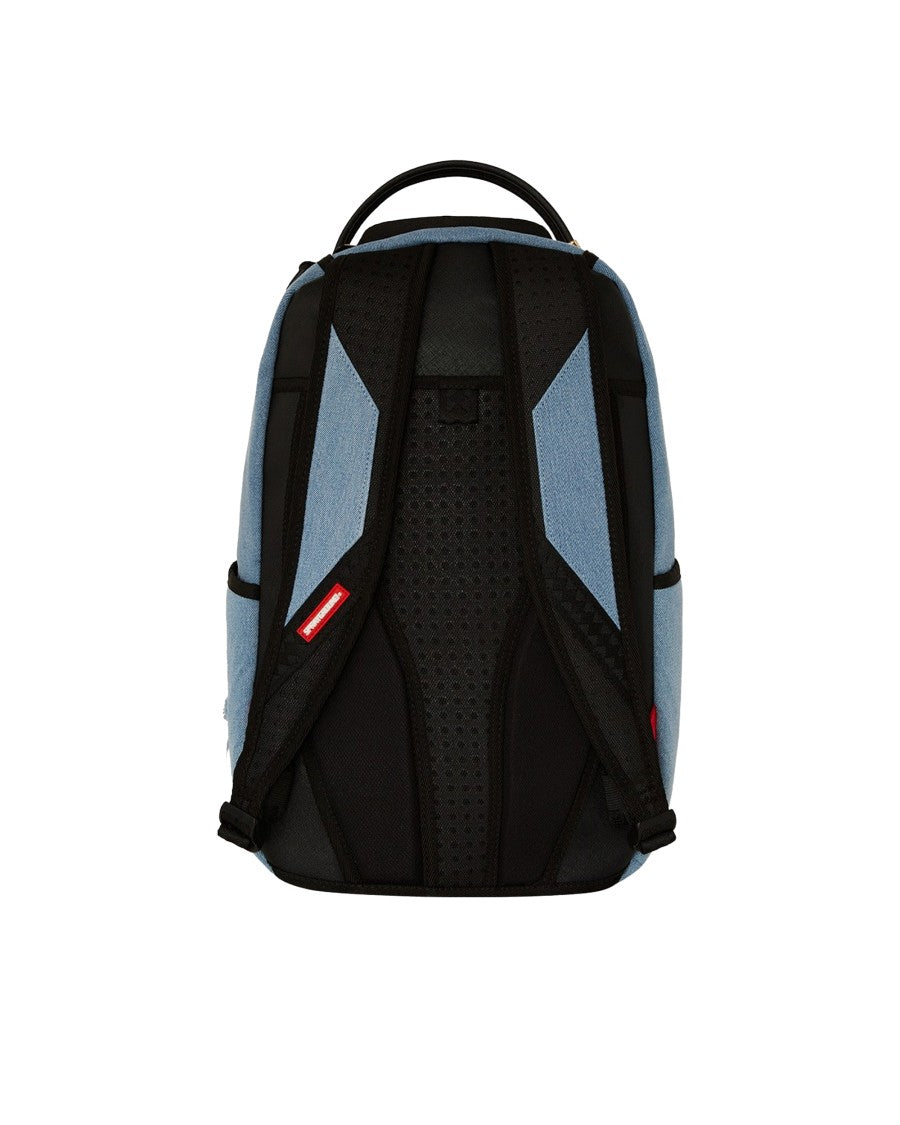 Sprayground Denim Shark Bite Dlxsv Backpack