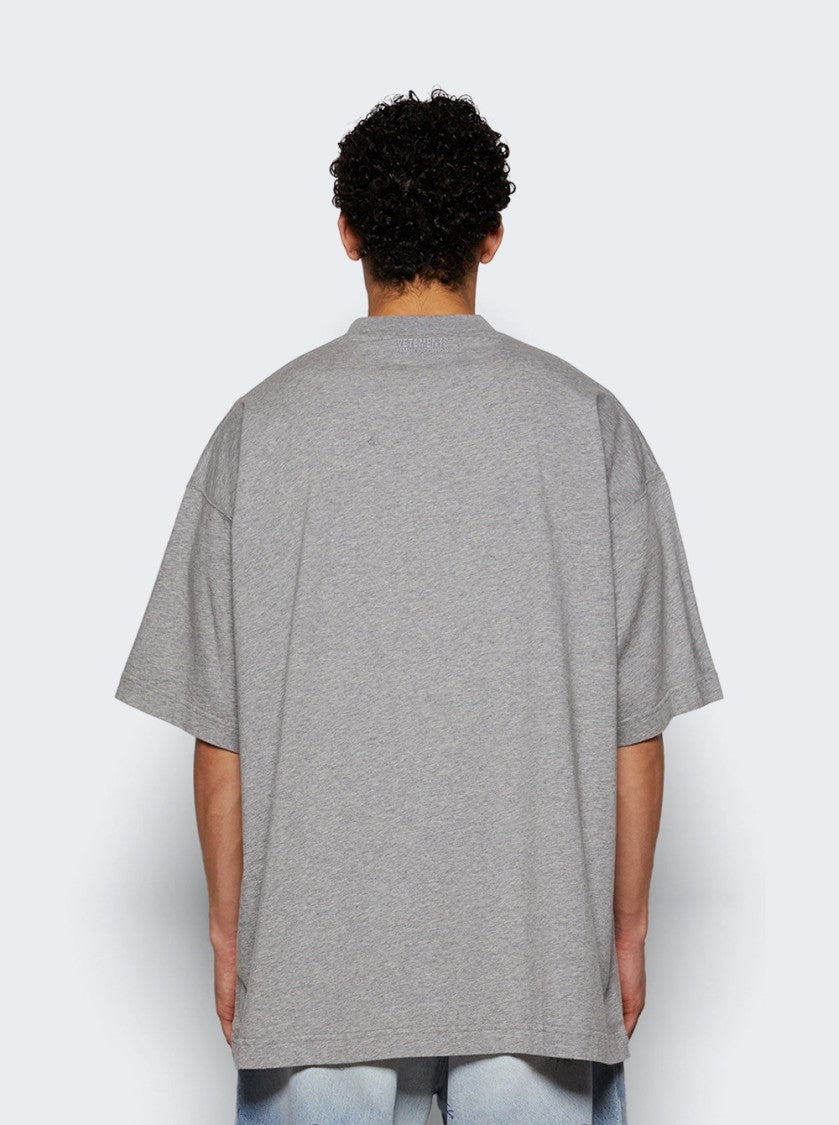 Vetements Goth Oversized Tee Grey Melange