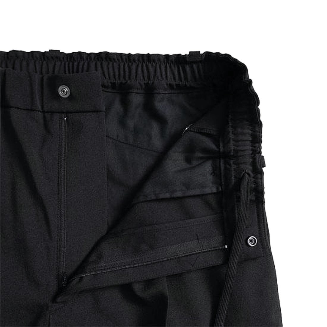 Goldwin Straight Pants With Elastic Waistband And Side Pockets