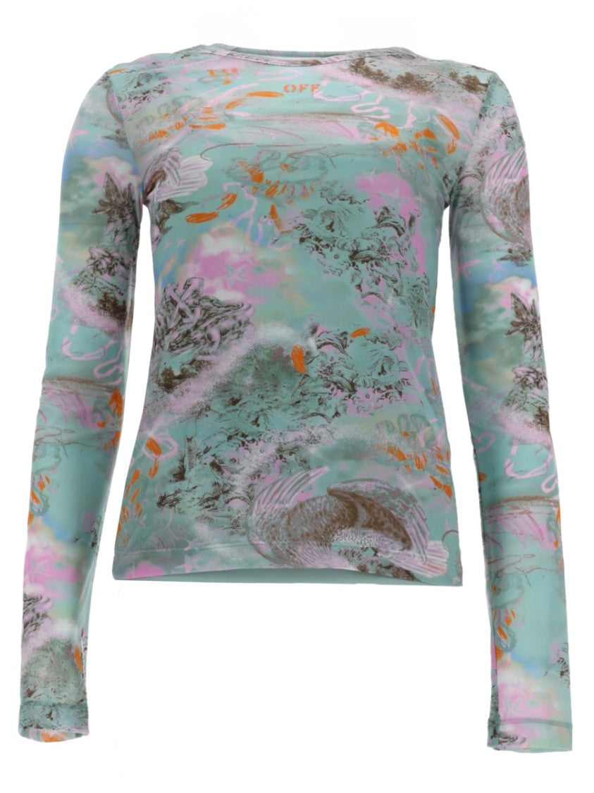 Off-White Multicolor Light Jer Storytel Top