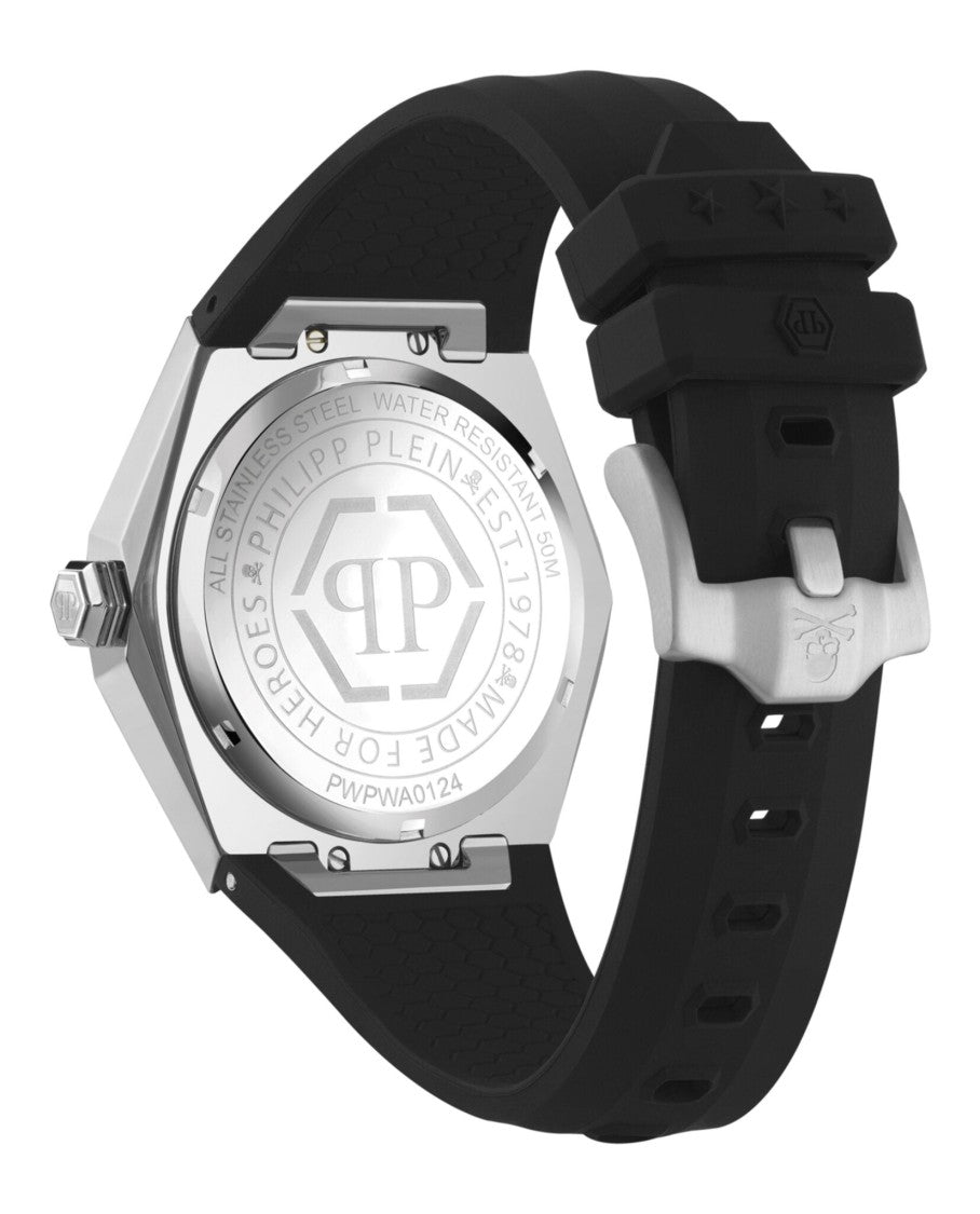 Philipp Plein The $Kull Spikes Silicone Watch