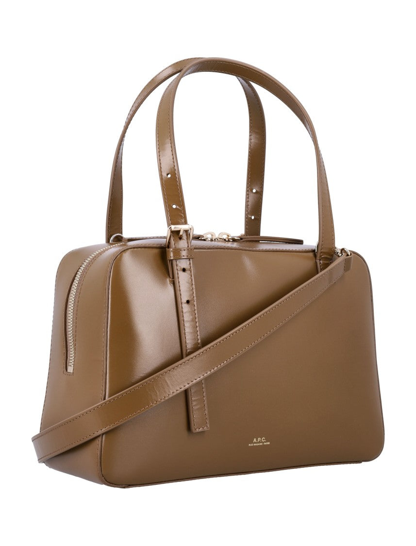 A.P.C. Leather Virginie Box Bag