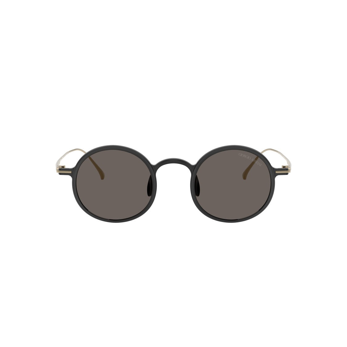 Giorgio Armani 0Ar6173t Round Lens Sunglasses With Elongated Gold Temples