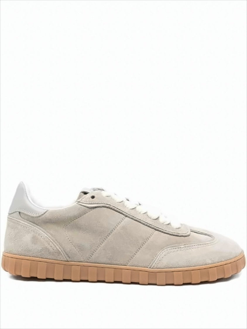 Ami Paris Low-Top Sneakers With Soft Suede Upper