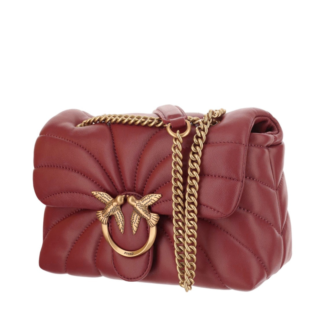 Pinko Mini Love Puff Butterfly Bag With Quilted Nappa Leather