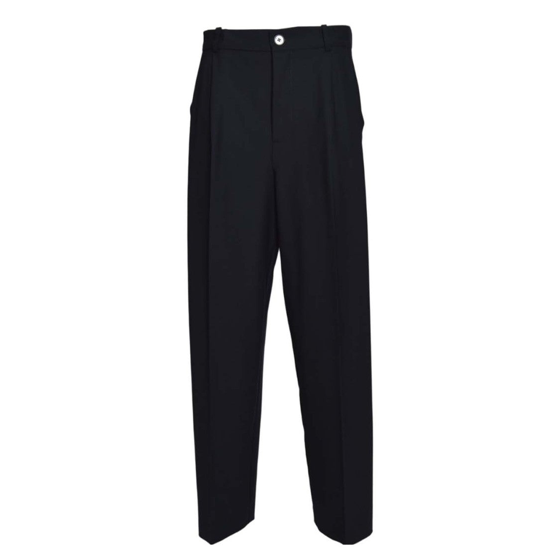 Solotre Tailored Blue Trousers With Straight Leg Silhouette
