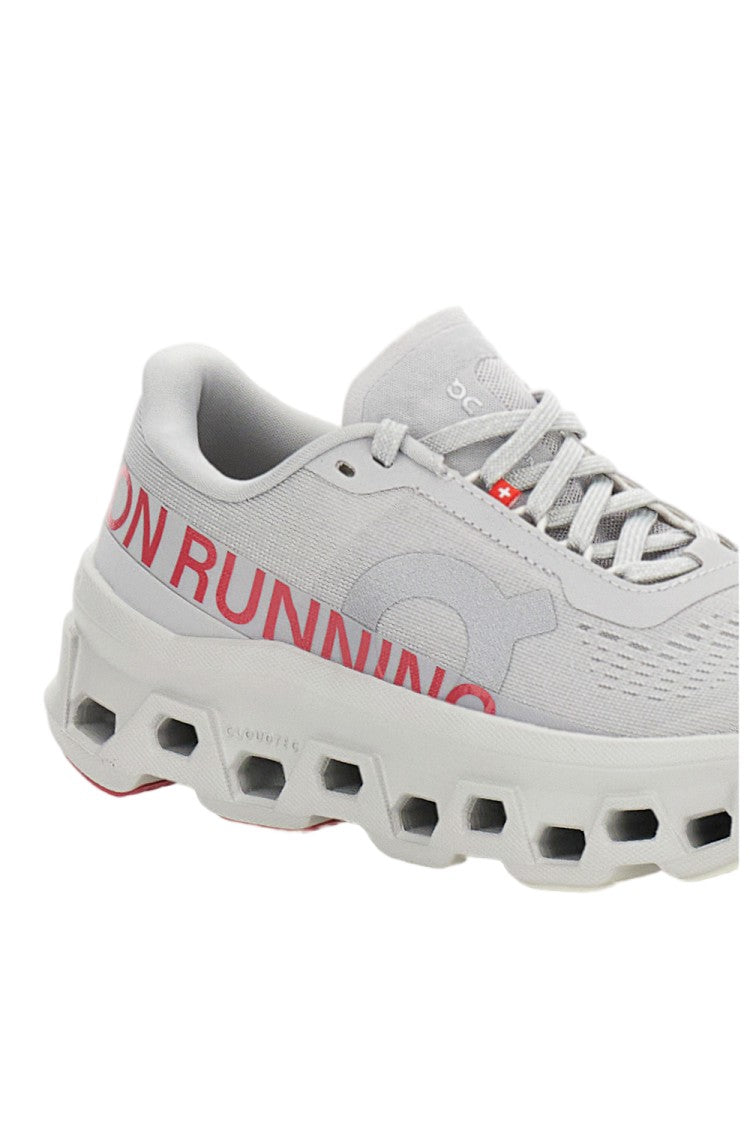 On Running Grey Cloudmonster 1 Fabric Sneakers