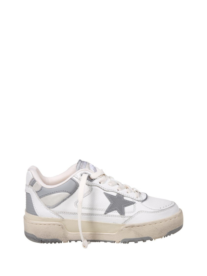 Golden Goose Leather Sneakers With Star Detail