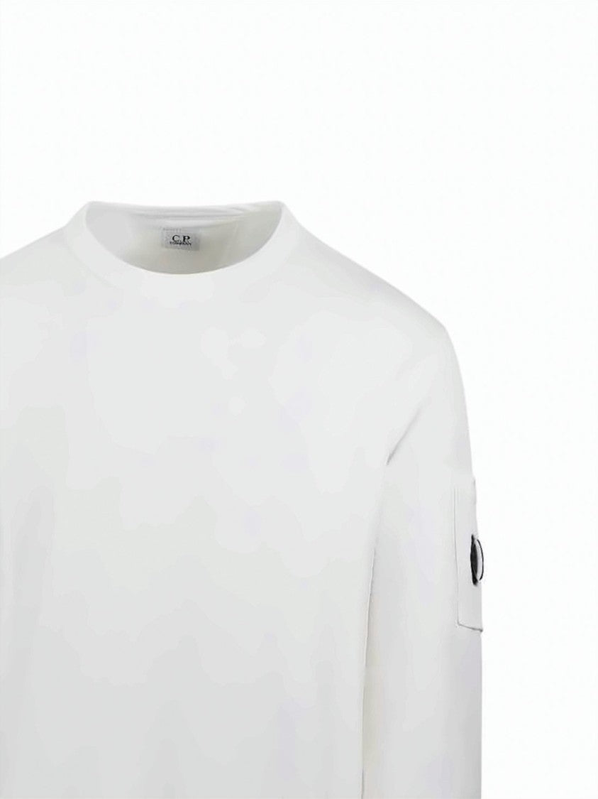 C.P. Company Crew Neck Top With Subtle Pocket Detail