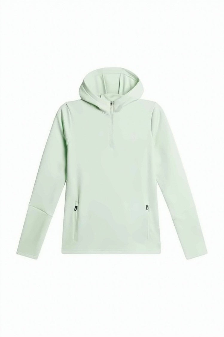 J Lindeberg Hooded Sweatshirt With Half-Zip