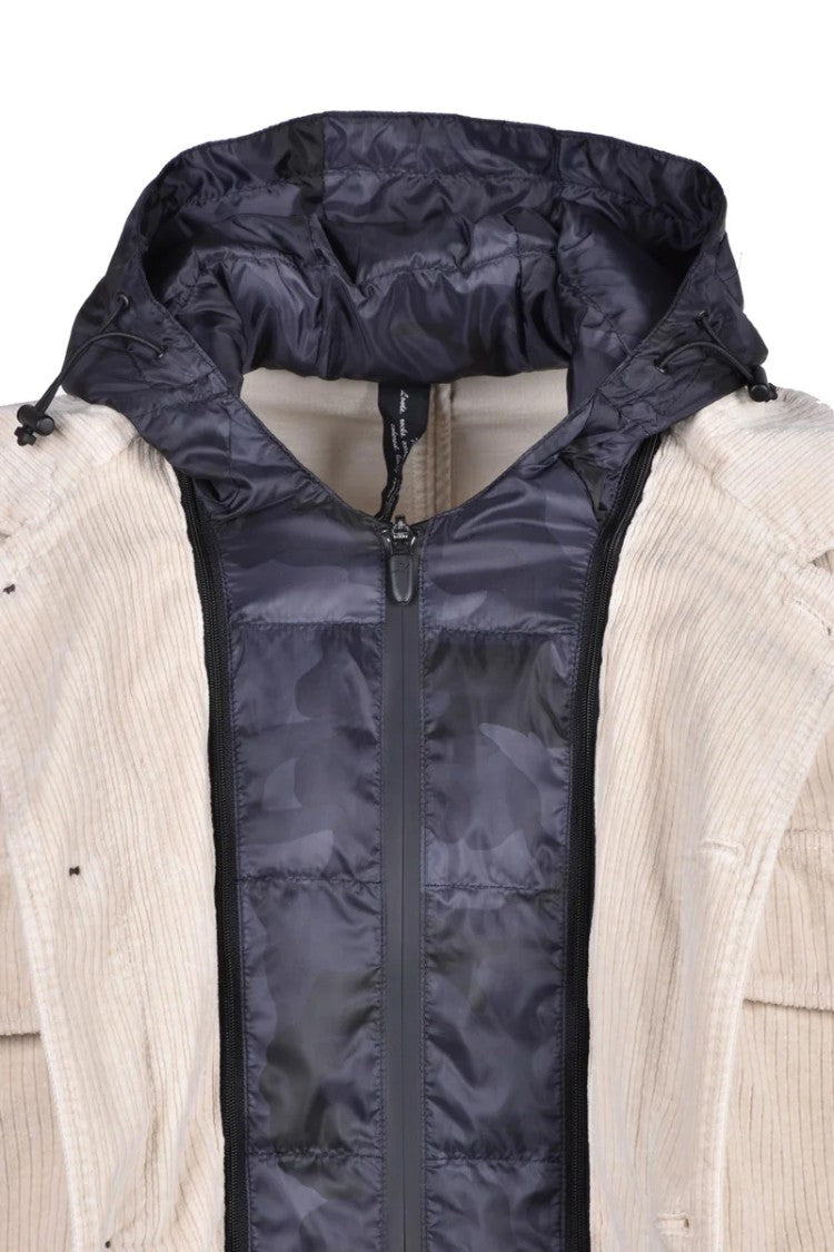 Mason's Velvet Shirt Jacket - Beige