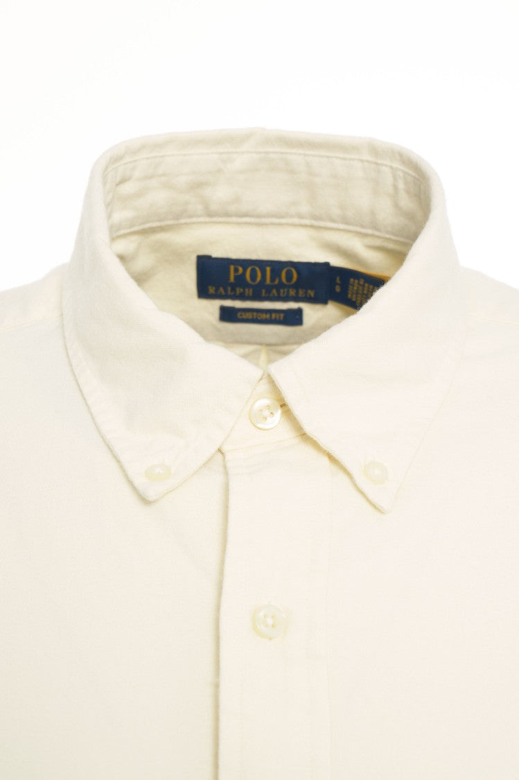 Polo Ralph Lauren Embroidered White Button-Down Shirt