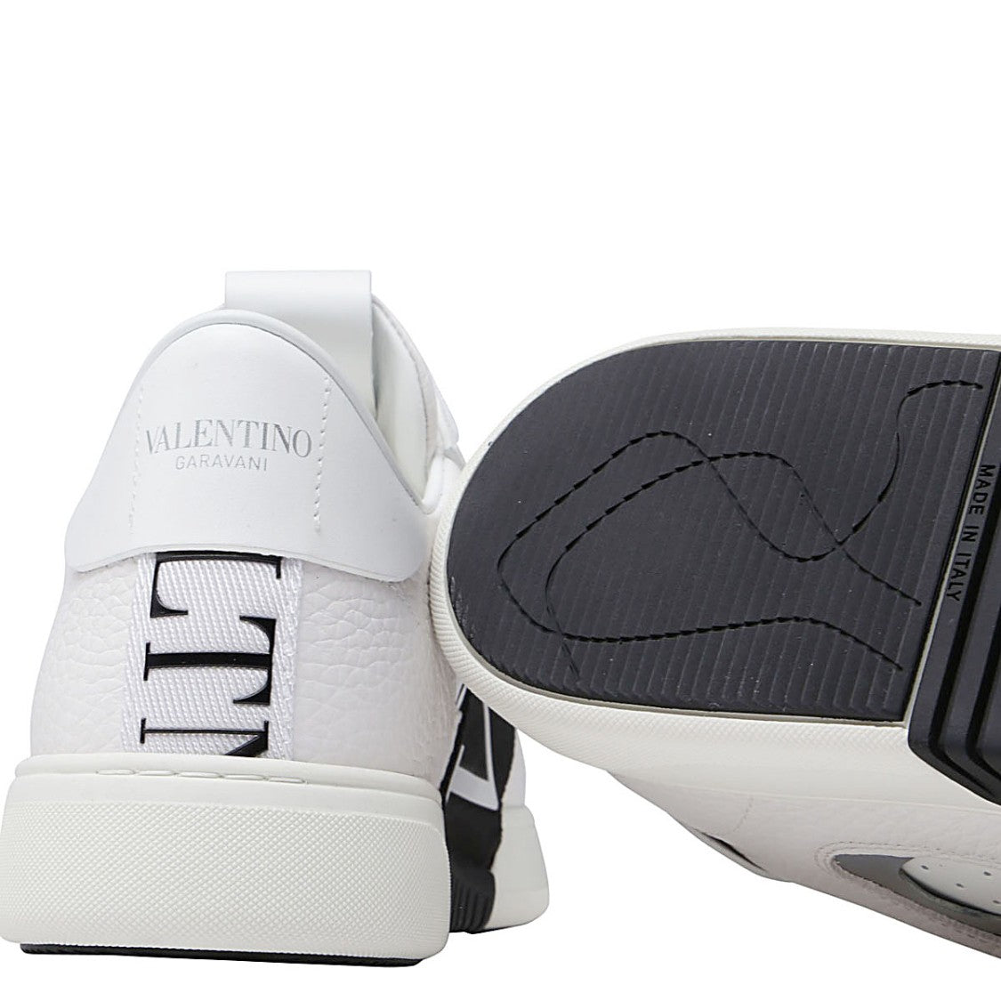 Valentino Garavani White Vl7n Leather Sneakers