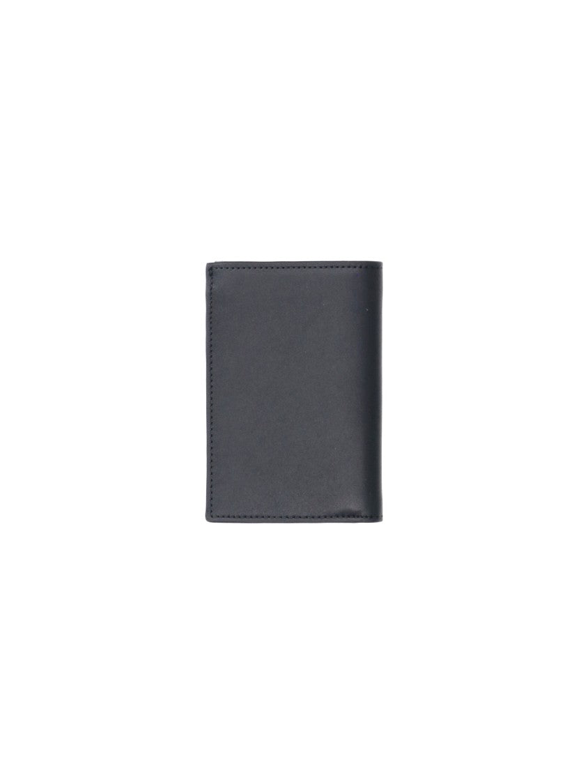 Paul Smith Black Signature Stripe Leather Wallet