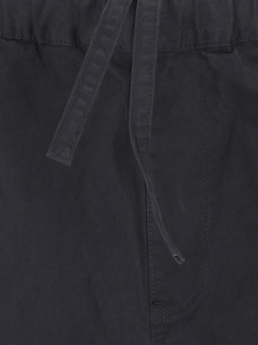 Entire Studios Black Relaxed Fit Adjustable Shorts