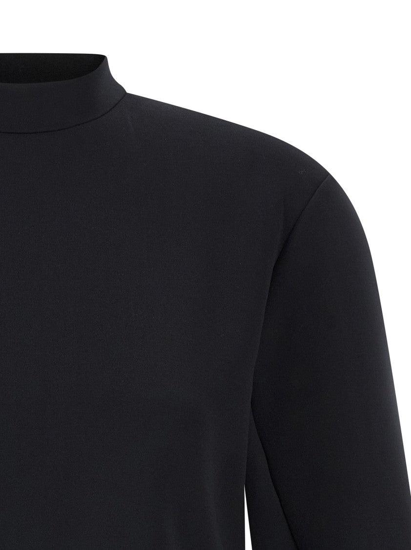 Moncler Genius Scuba-Effect Cropped Top With Asymmetrical Hem