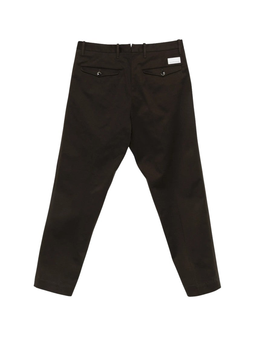 Nine In The Morning Tailored Black Trousers With Classic Waistband And Structured Finish