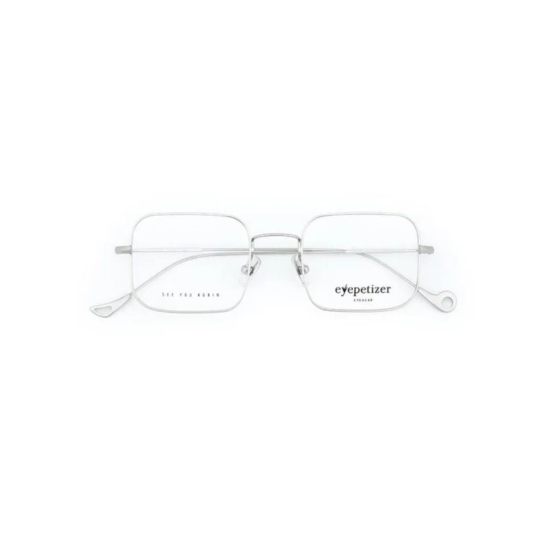 Eyepetizer Brando Minimalist Rectangular Eyeglasses With Lightweight Metal Frame