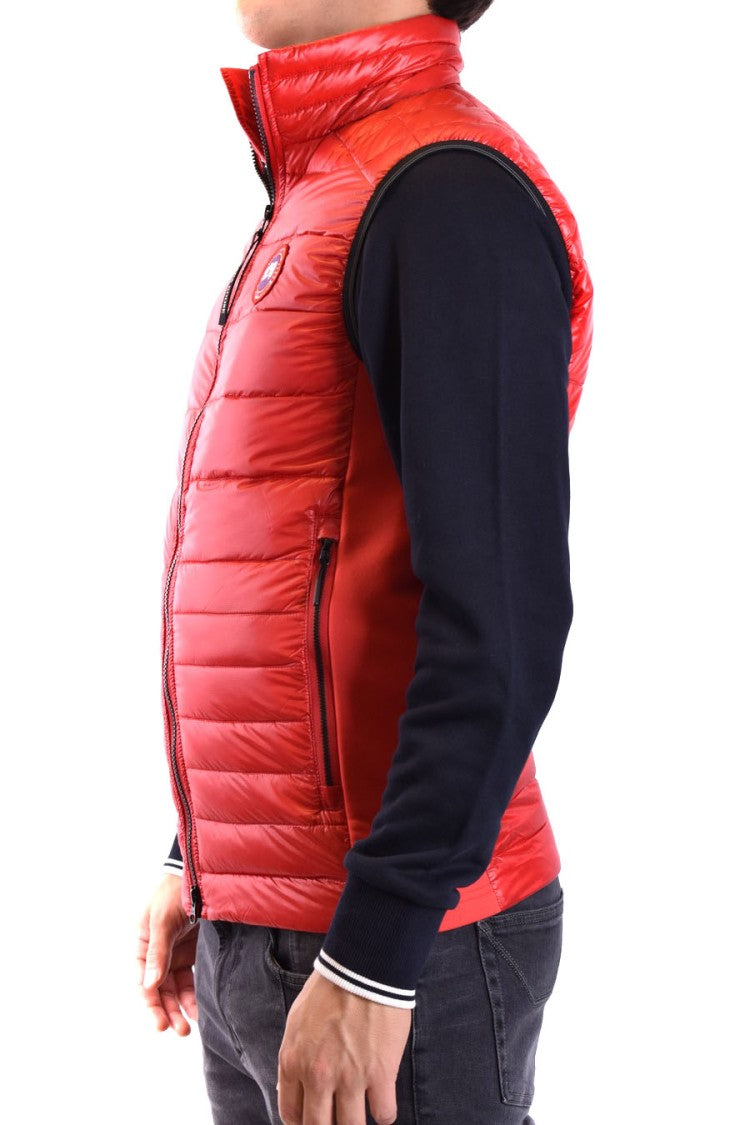 Canada Goose Red Nylon Quilted Down Jacket