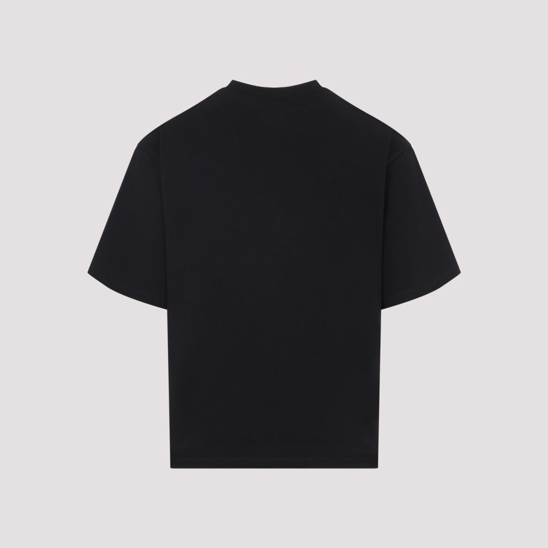 Saint Laurent Black Short-Sleeve T-Shirt With Embroidered Logo