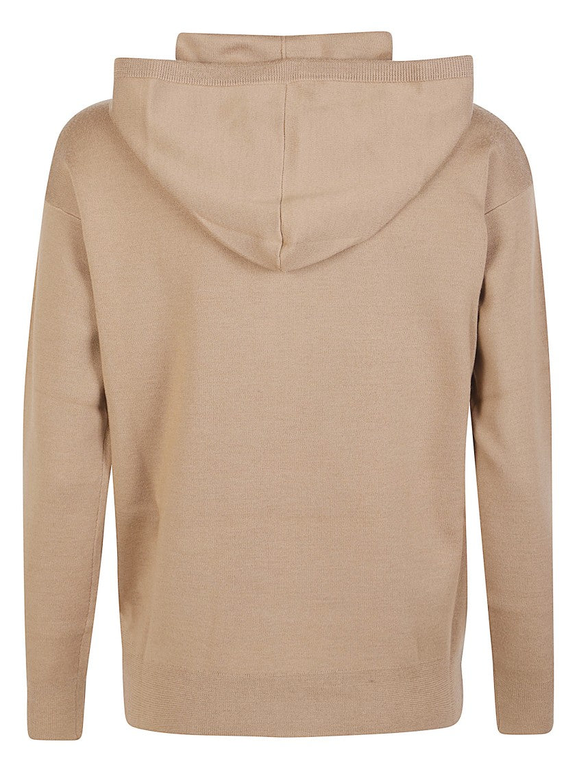 Max Mara Taddeo Hooded Virgin Wool Sweater