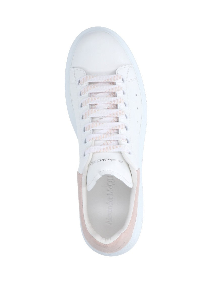 Alexander Mcqueen "Oversize" Sneakers, In White Calfskin