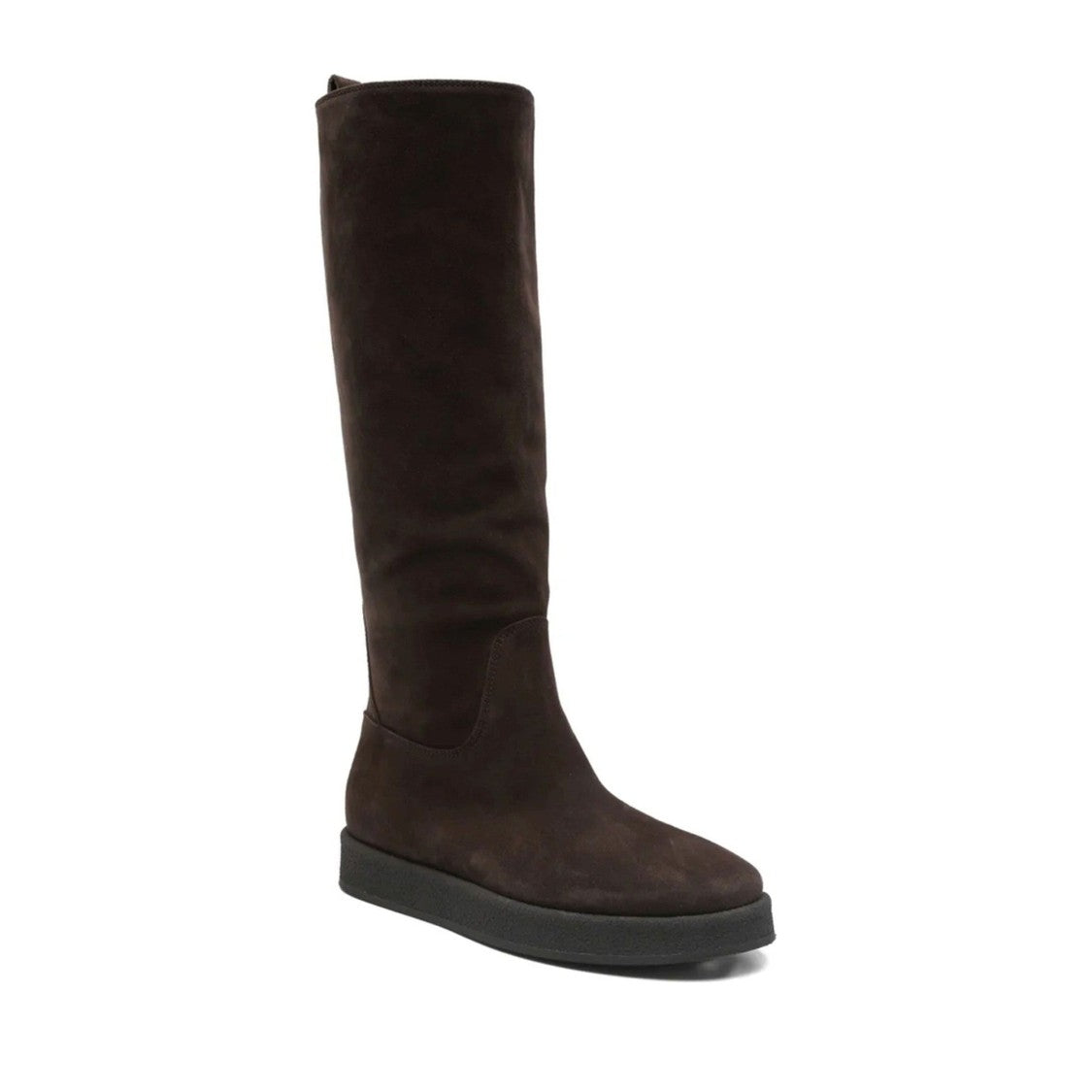 Premiata Brown Leather Tall Minimalist Boots