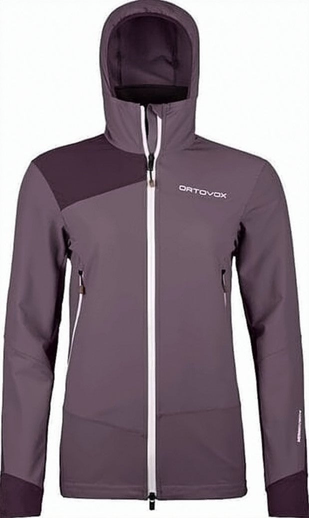 Ortovox Fitted Purple Jacket With High Collar