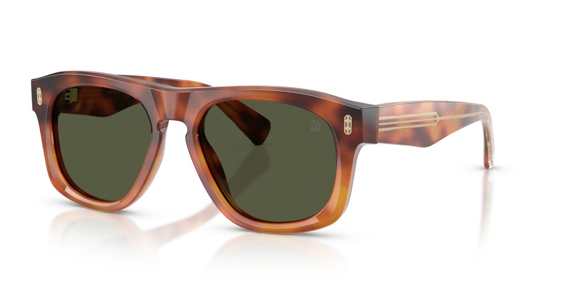 Brunello Cucinelli Tortoiseshell 0Bc4026s Acetate Oversized Square Sunglasses