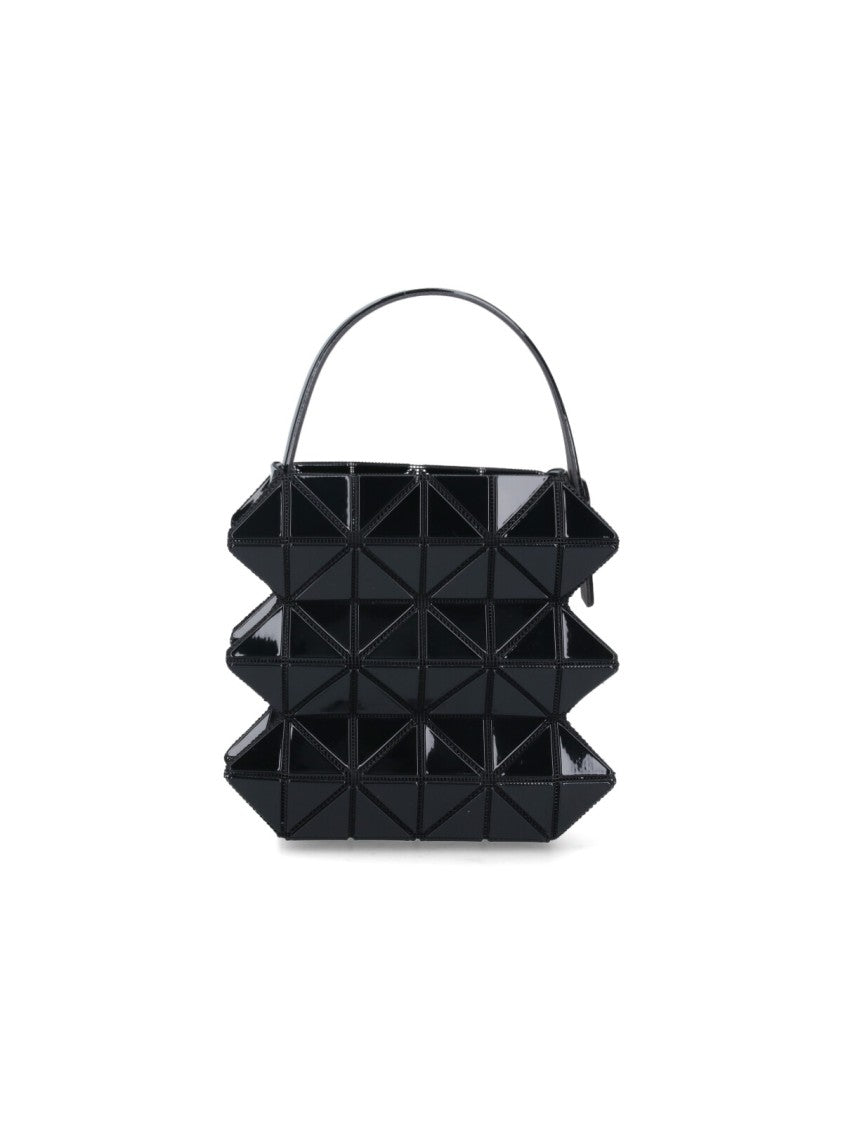 Bao Bao Issey Miyake Mini 'Beyond' Geometric Black Pvc Bag