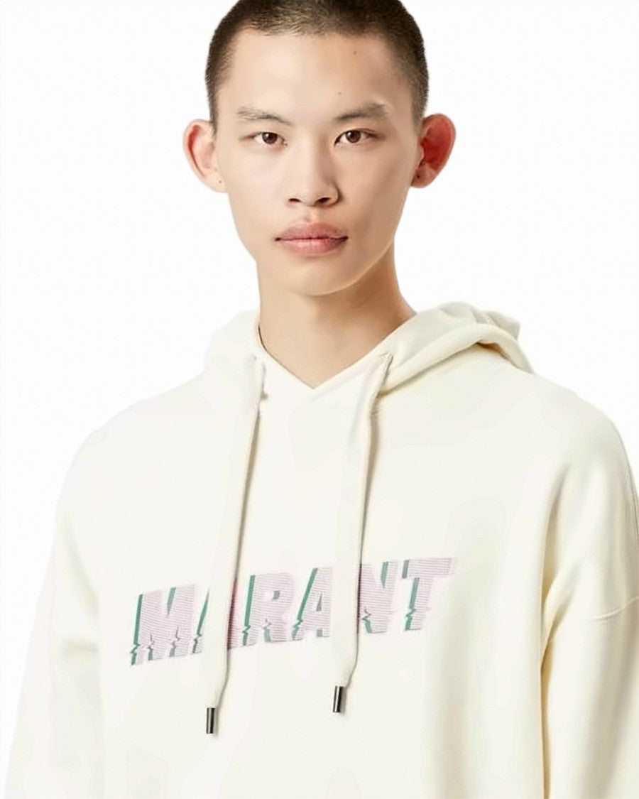 Isabel Marant Relaxed Fit Multi-Logo Hoodie