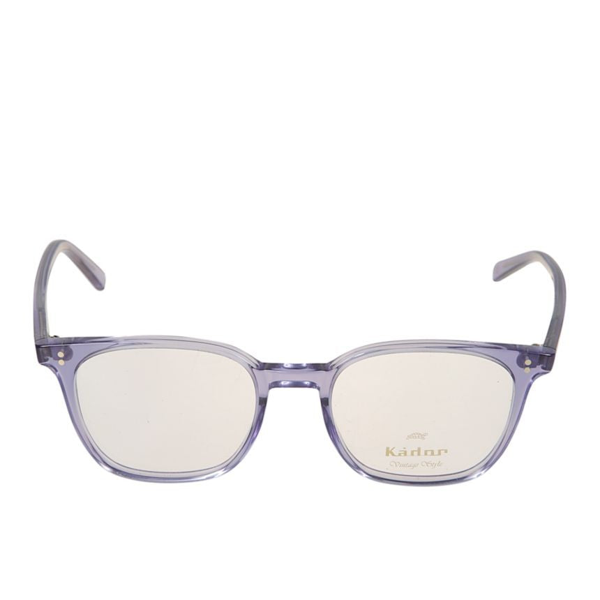 Kador Quadro/N Translucent Purple Square Frame Eyeglasses With Glossy Finish