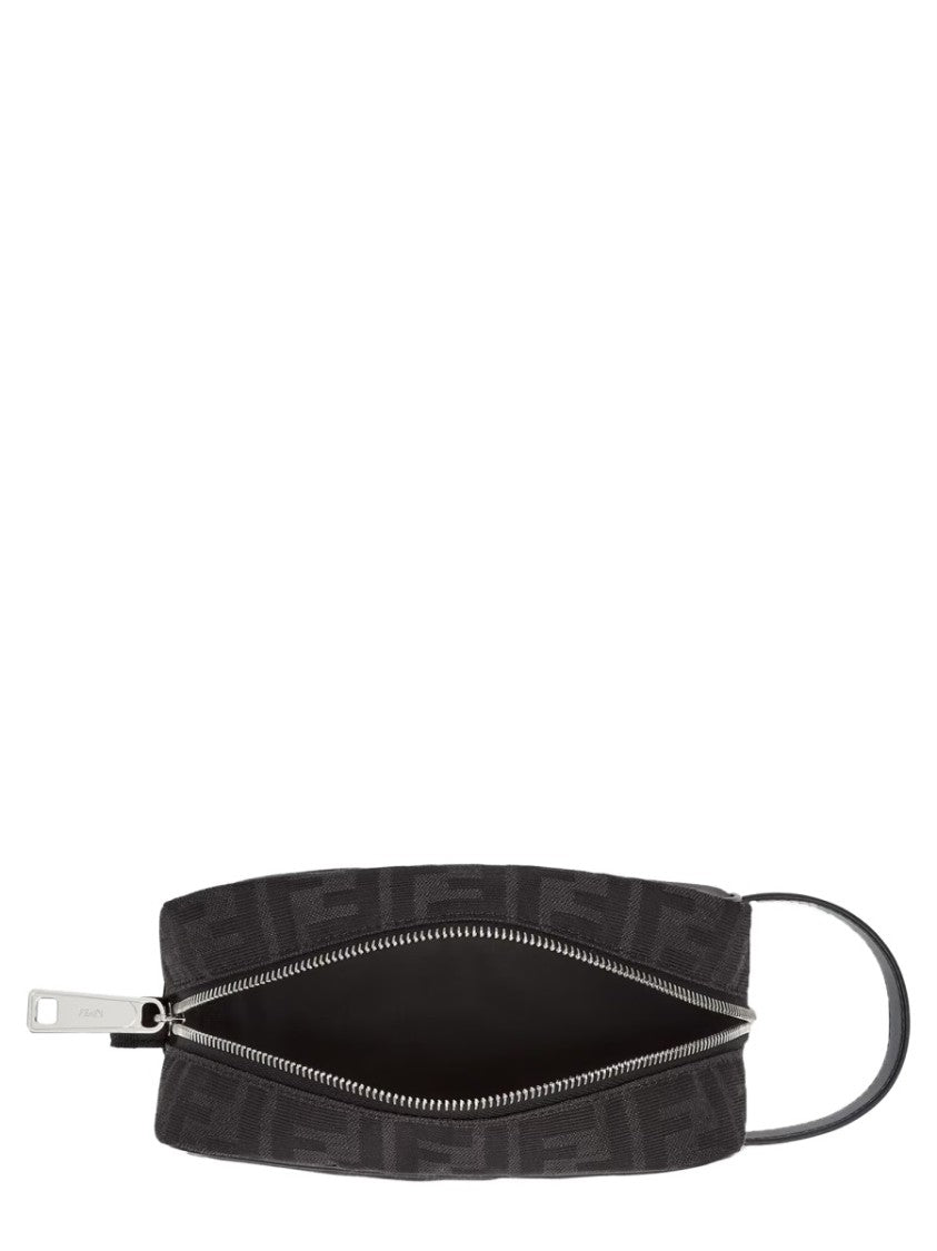 Fendi Beauty Case "Ff" Jacquard Small