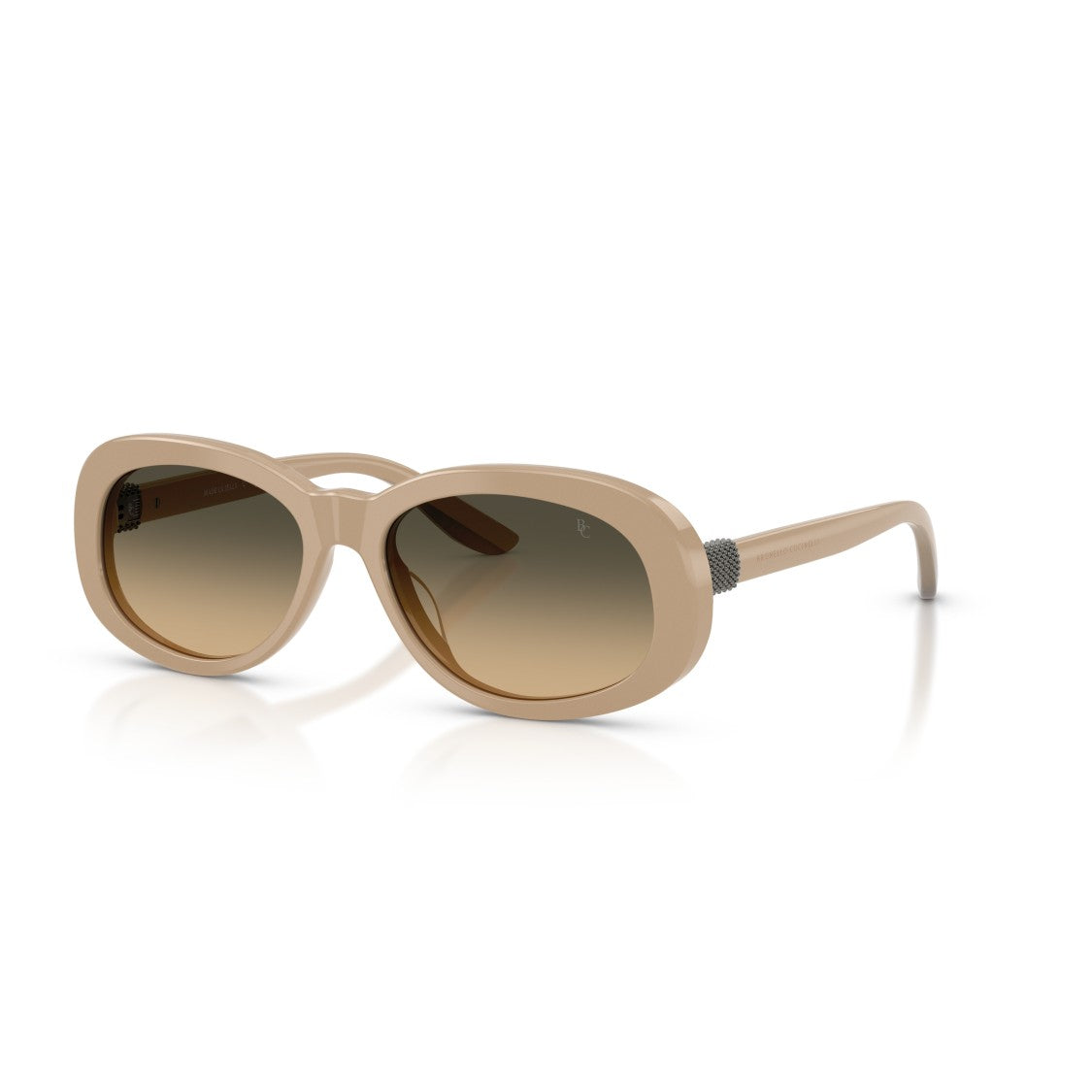 Brunello Cucinelli 0Bc4021s Rounded Rectangular Acetate Sunglasses With Gradient Lenses