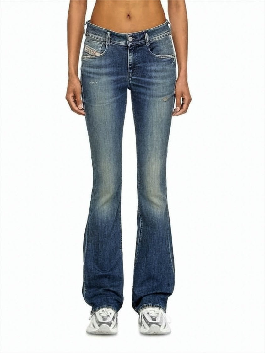 Diesel Bootcut Jeans With Classic Five-Pocket Design
